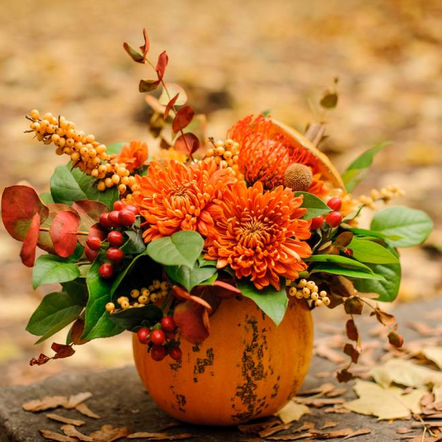 Compozitie florala de toamna 