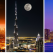Luna Plina deasupra oraselor lumii: 16 Imagini de vis urban, care iti taie respiratia 