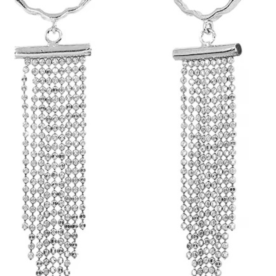 Cercei-candelabru din argint veritabil de la Steliani. Sunt simpli, de efect, eleganți! 