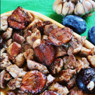 Porc cu prune si usturoi 