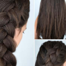 Tutoriale foto: Coafuri si impletituri speciale realizate pe par creponat 