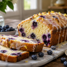 Chec cu lămâie, ricotta și afine: prăjitura umedă și aromată care rămâne fragedă zile întregi