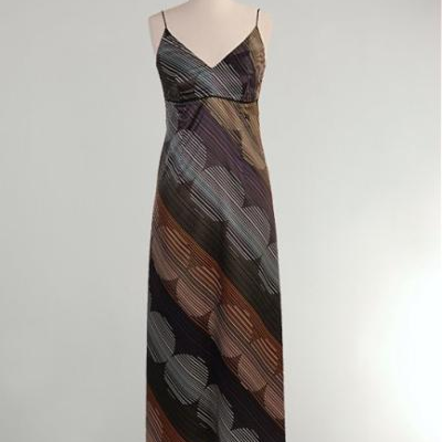 Rochie lunga din satin 