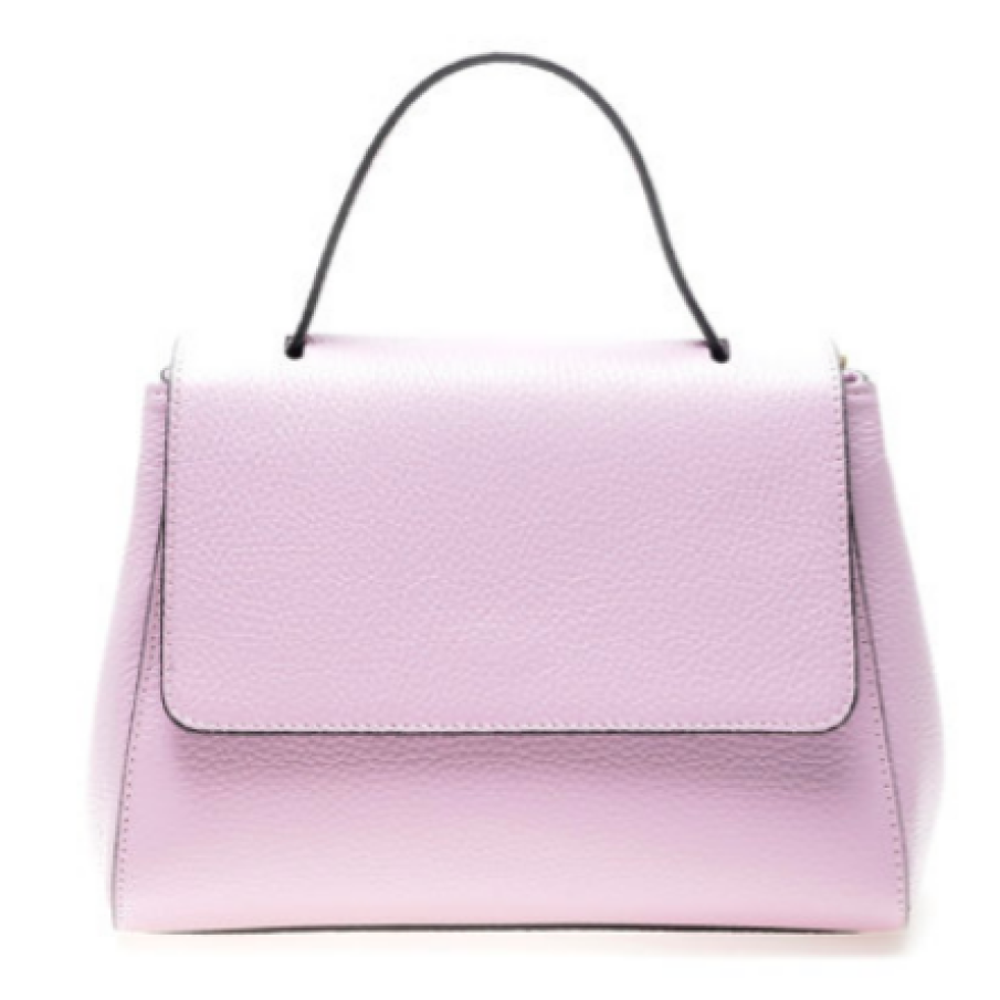 Luisa Vannini Geantă crossbody de piele cu aspect texturat