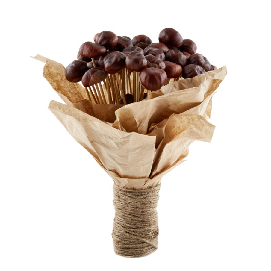 Buchet de flori (castane) handmade 