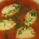 Supa de rosii cu galuste 