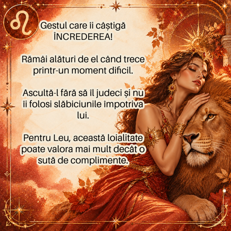 În spatele mândriei LEULUI se ascunde o RANĂ pe care puțini o văd! Gestul care îi poate câștiga încrederea pentru totdeauna