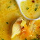 Ciorba de pui a la grec