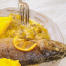 Pastrav cu sos de smantana