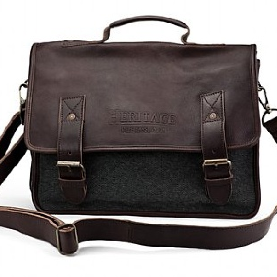 Geanta barbateasca din piele 