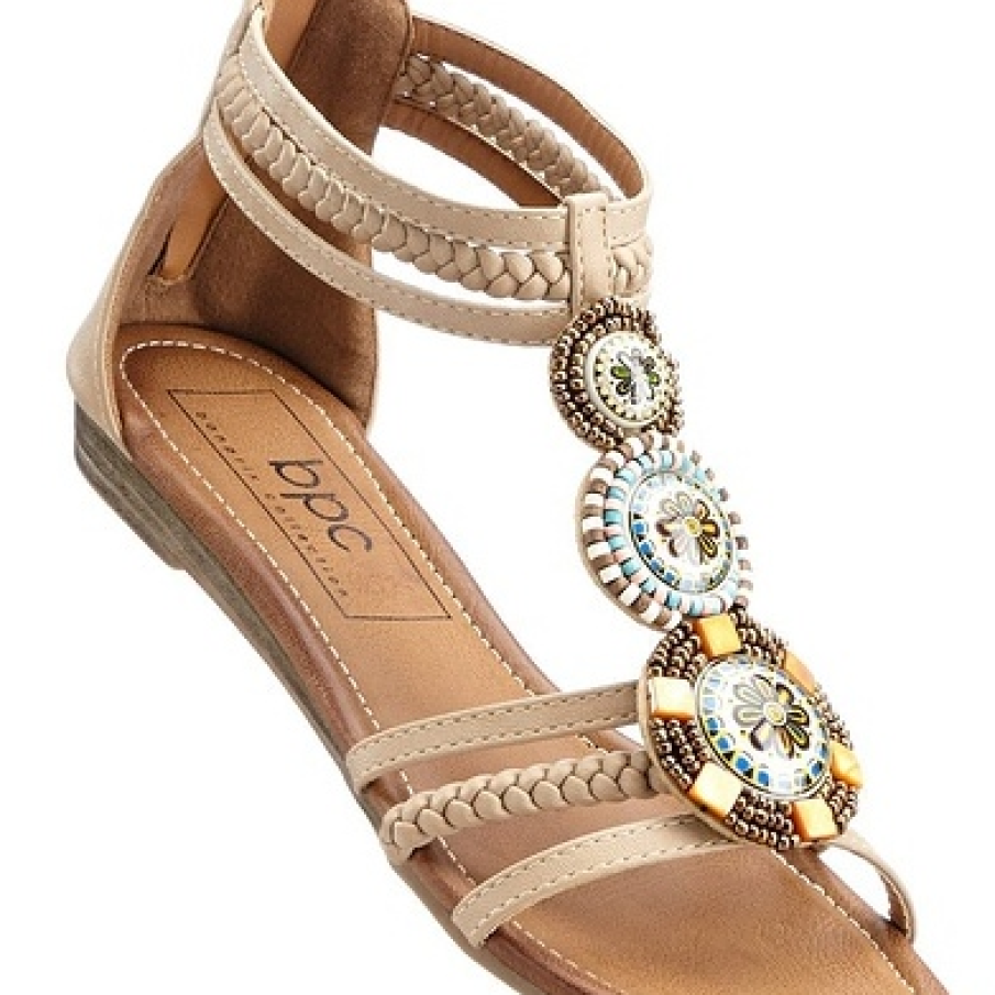 Sandale cu ornamente 