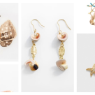 Bijuteriile și accesoriile cu tematică marină - în tendințe în această vară! 10 modele de bijuterii decorate cu scoici, cochilii și steluțe de mare