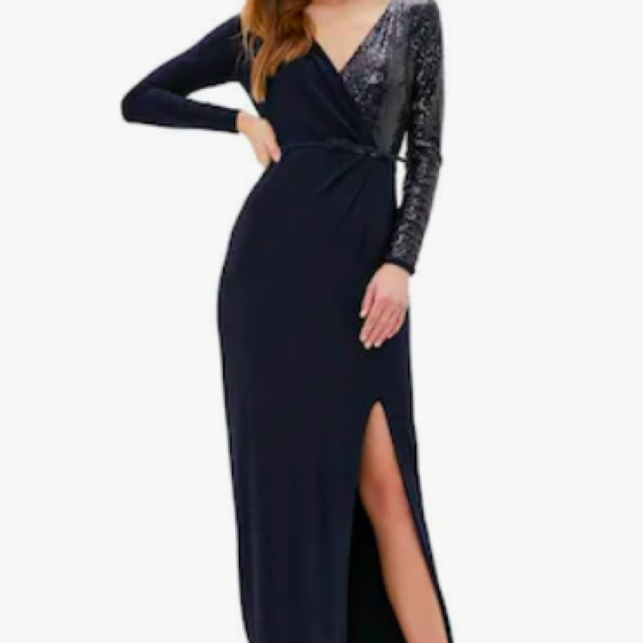 Rochie elegantă de seară, Ralph Lauren, Albastru