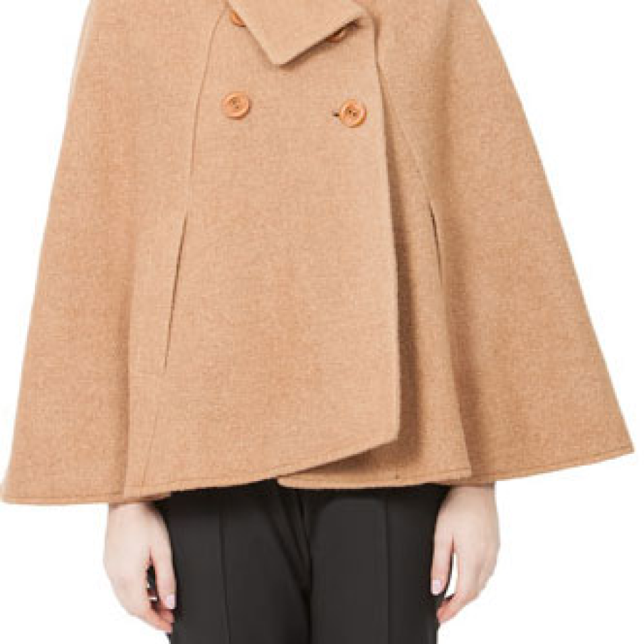 Pelerina Modas bej din lana 