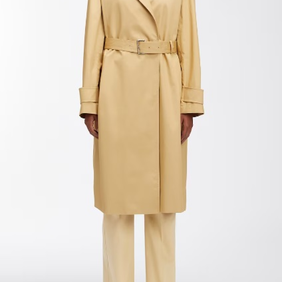 Trenci bej uni din amestec de bumbac organic CALVIN KLEIN