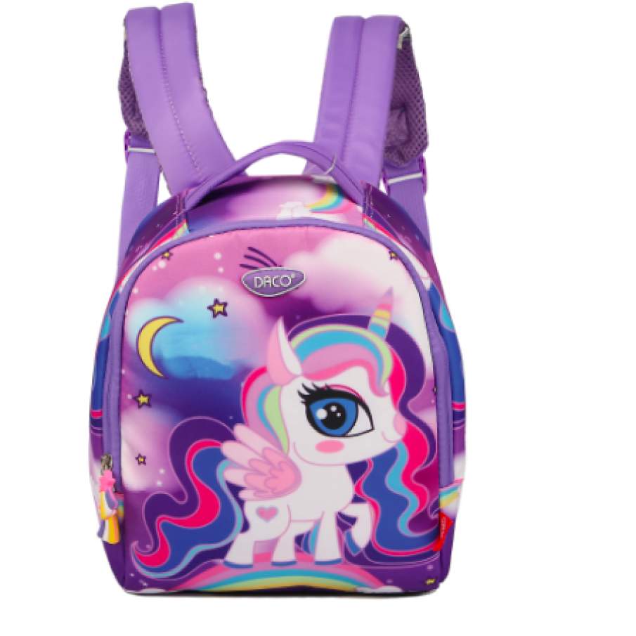 Ghiozdan grădiniță DACO, Unicorn, 30 cm, Multicolor