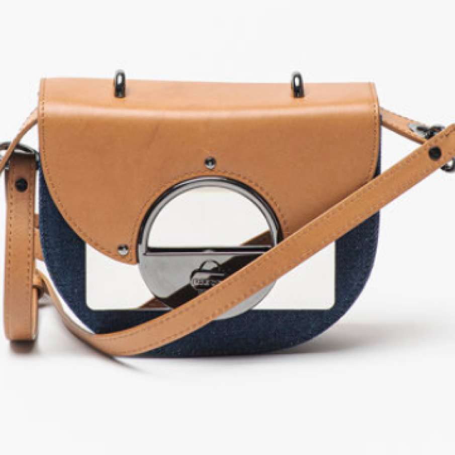 Diesel Geantă crossbody cu inserție din piele Debie