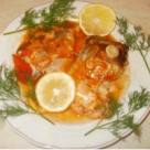 Crap cu legume la cuptor