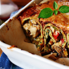 Clatite cu spanac umplute cu pui 