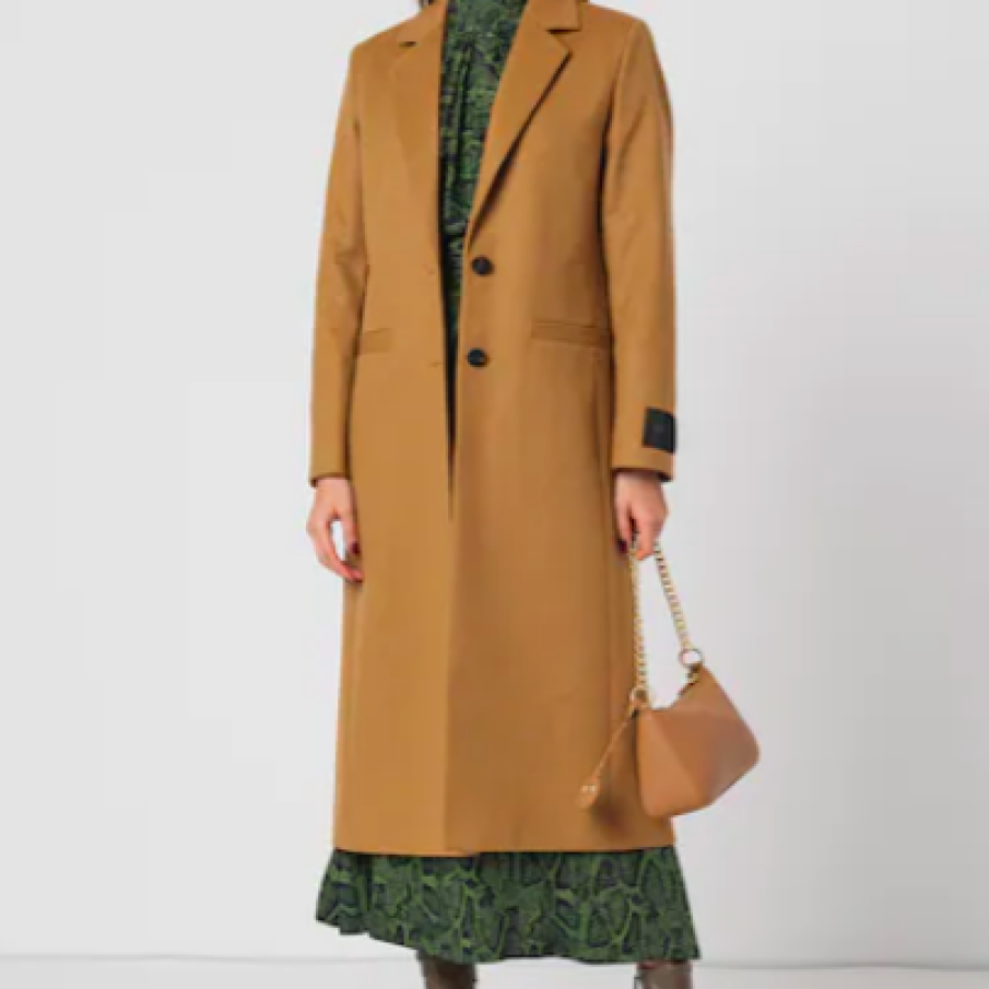 HUGO Palton relaxed fit din amestec de lână Mojeni