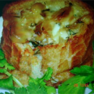 Paine umpluta cu peste