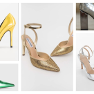 Reflexe metalice pe pantofi: 10 modele de pantofi cu aspect metalizat