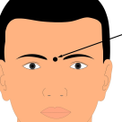 Din secretele presopuncturii - atingerea vindecătoare! Apăsând punctul Yintang, localizat chiar la nivelul celui de-al Treilea Ochi, ne reactivăm suflul vieții și pacea minții