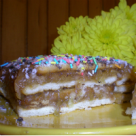 Tort de biscuiti cu gem de mere