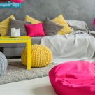 Fotolii puf pentru serile de relaxare cu prietenii