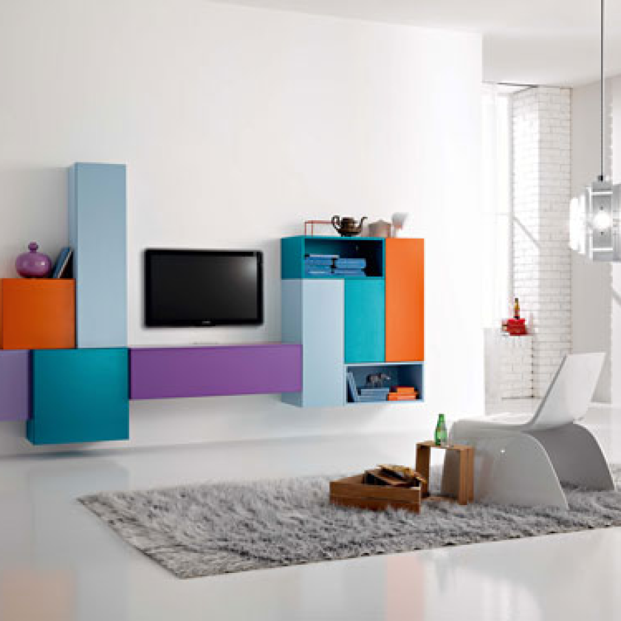 Mobilier colorat Pixel