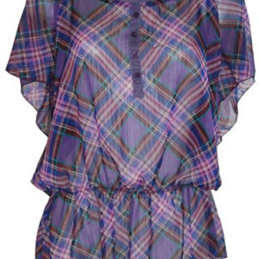 Bluza voal carouri