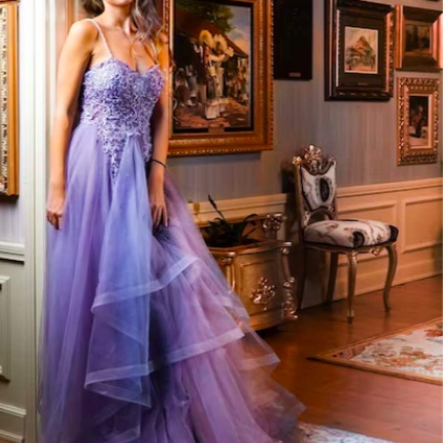 DILARA’S Rochie evazată cu strat exterior din tul