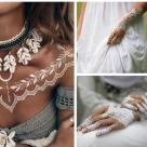 HENNA ALBA - ultima tendinta in decoratiuni de piele! 17 desene deosebite cu henna alba 