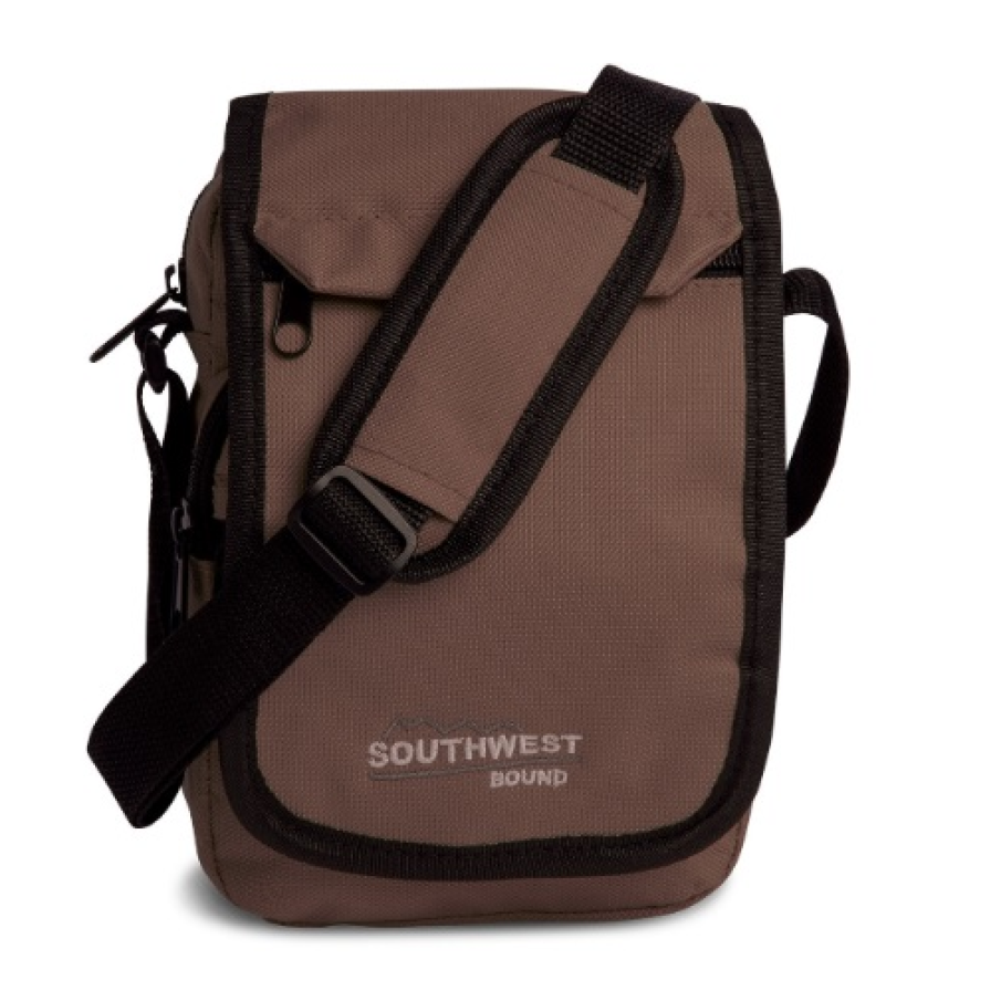 Borsetă de umăr Southwest într-o plăcută nuanță de maro în care îți poți ține cu încredere lucrurile esențiale. Modelul este unisex.
