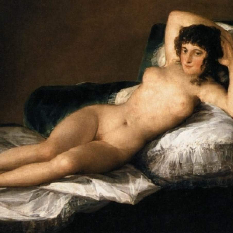 La Maja desnuda (Maya dezbracata)  -  Francisco Goya