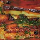 Vinete impanate cu usturoi