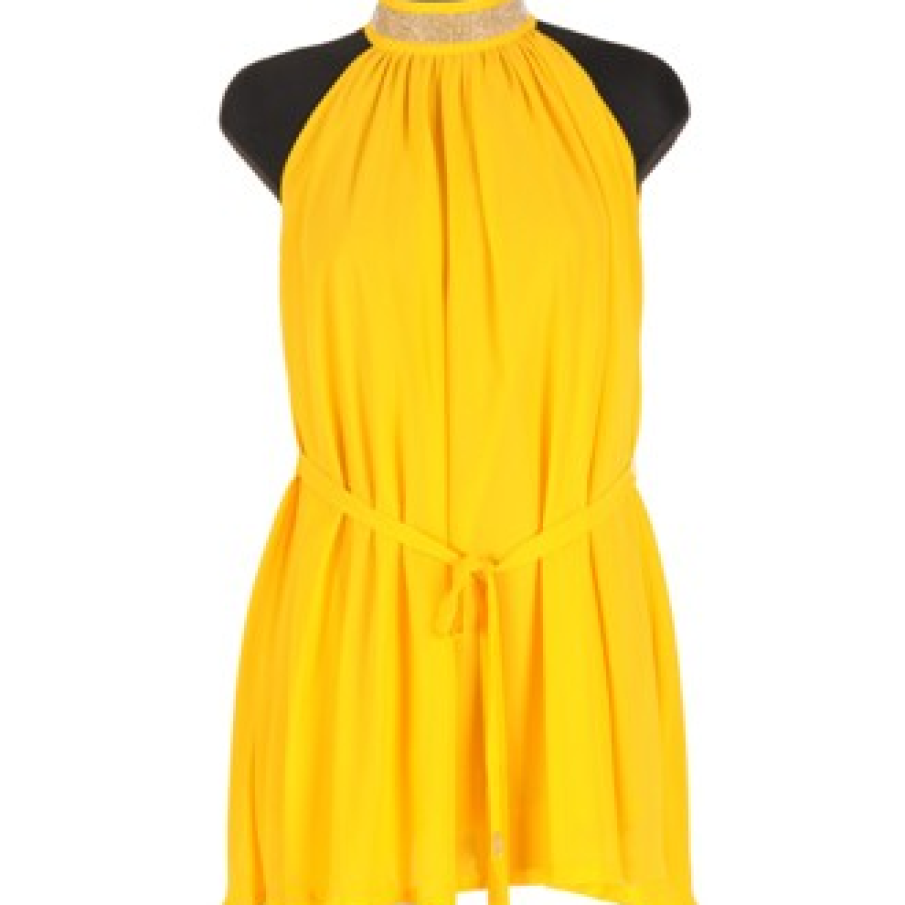 Rochie de seara galbena