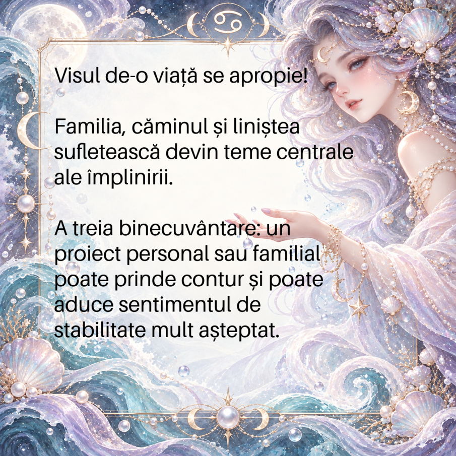 Dumnezeu le întoarce lacrimile în BINECUVÂNTĂRI! În 2027 Racii primesc darul pe care îl așteaptă de o viață