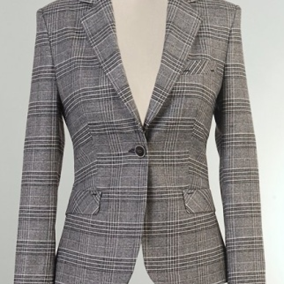 Sacou elegant stil englezesc in carouri 