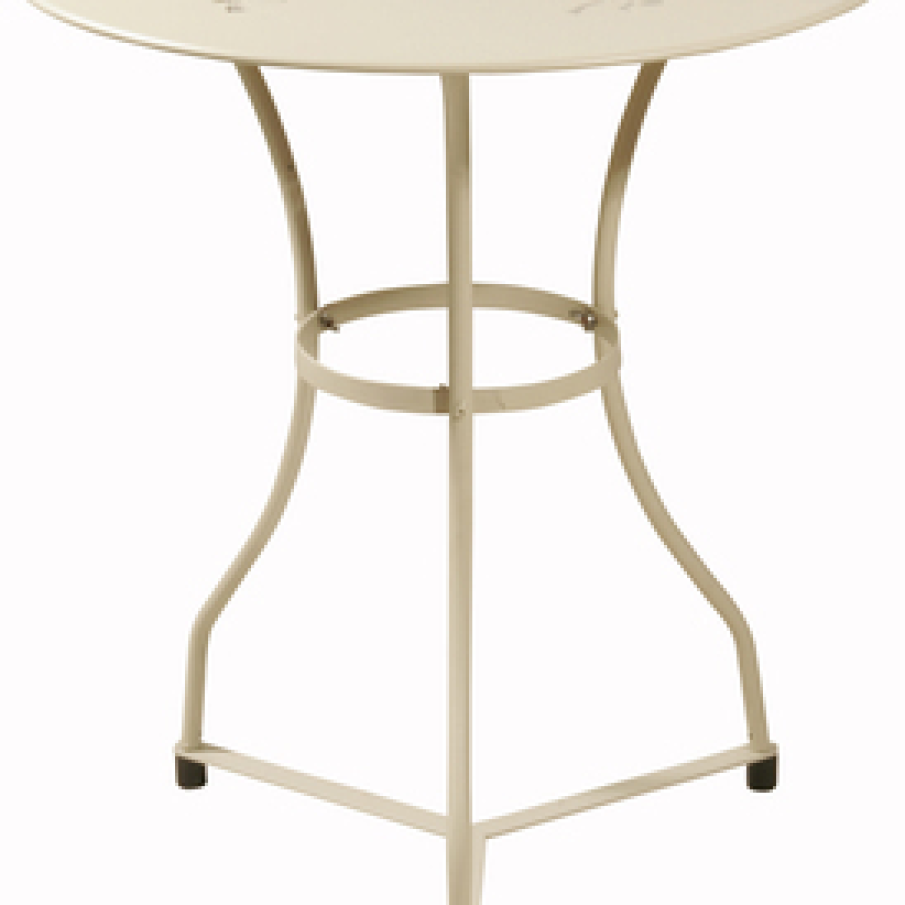 Table Flower Power White