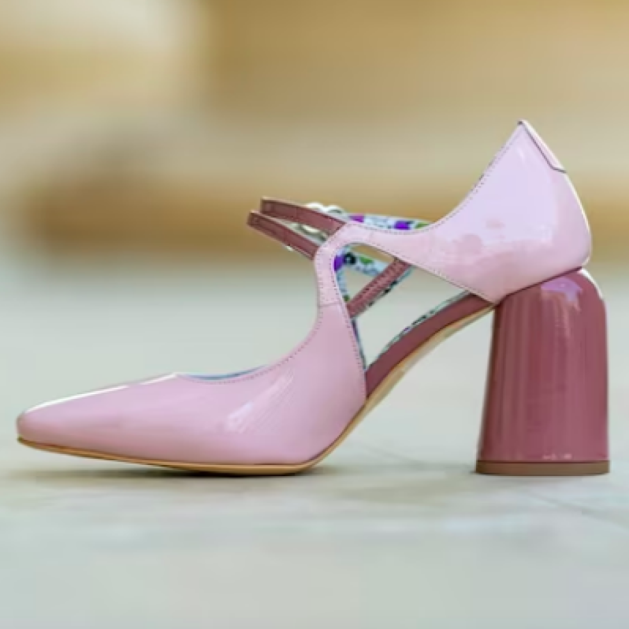 CONDUR by alexandru Pantofi de piele cu toc masiv Fantasy