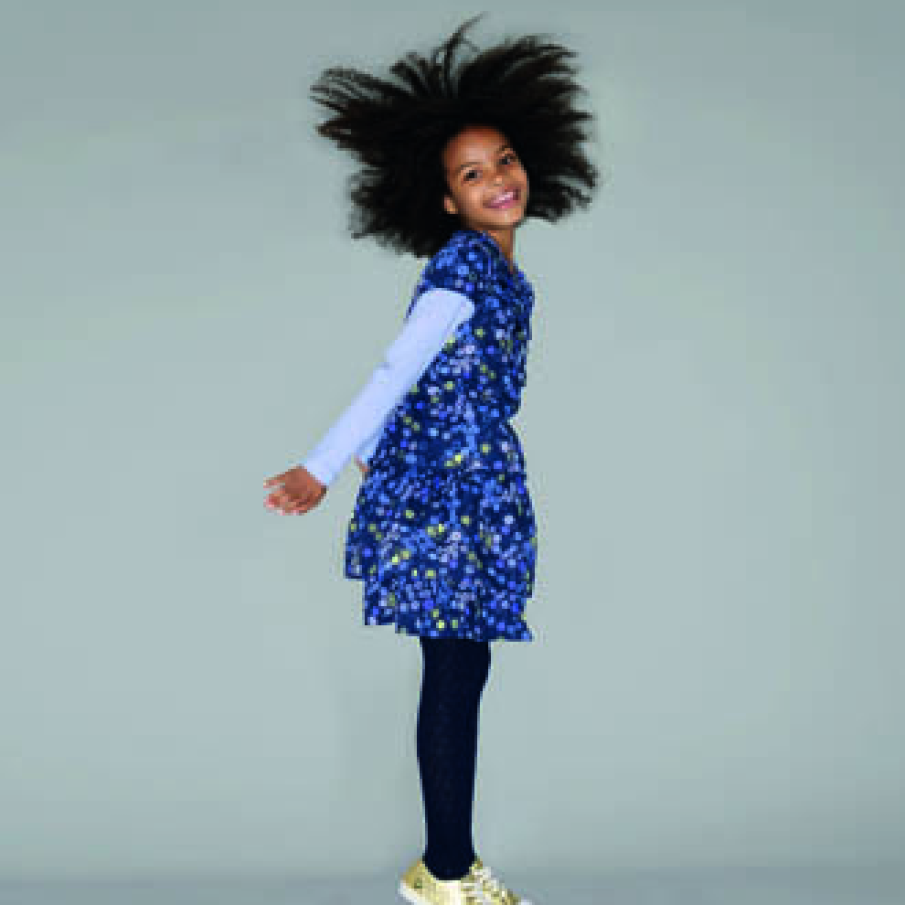 Rochita simpatica cu imprimeuri florale vii