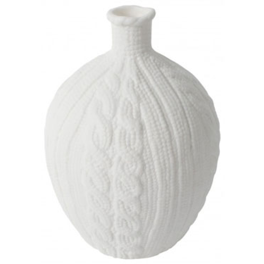 Vaza alba din ceramica