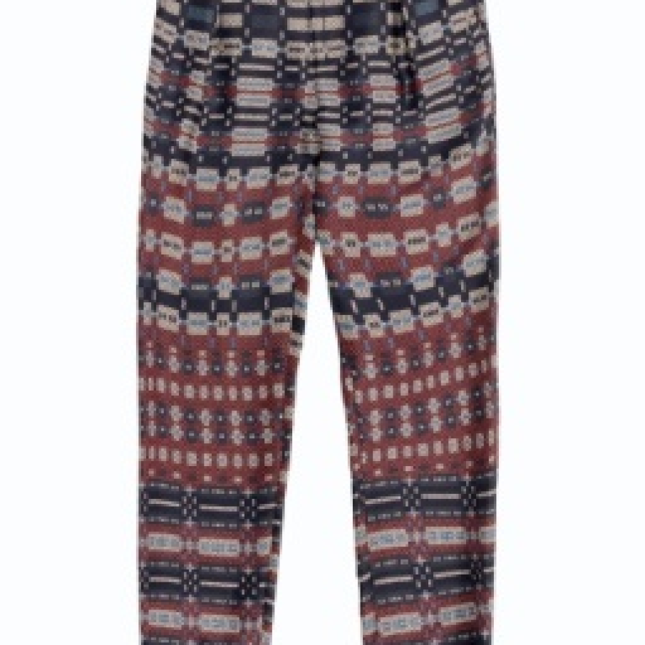 Pantaloni cu print geometric