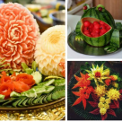 Mancare sculptata: 21 de Sculpturi in legume si fructe care te vor lasa cu gura cascata 