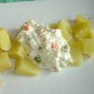 Cartofi cu branza de vaci