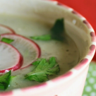 Supa-crema de usturoi cu cimbru