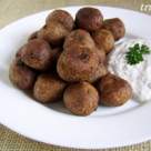 Chiftele de vinete cu sos de iaurt