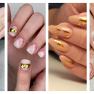 DETALIILE AURII pe unghii aduc un strop de opulență și lumină în manichiura iernii 2024, MANICHIURA GOLDEN! Cele mai frumoase și trendy modele de unghii cu detalii metalice aurii