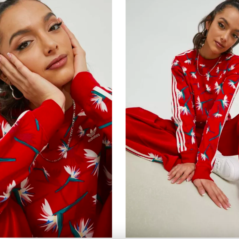 adidas Originals hanorac de bumbac X Thebe Magugu